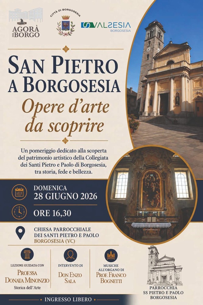 San Pietro a Borgosesia, un pomeriggio per scoprire le opere d’arte della Collegiata