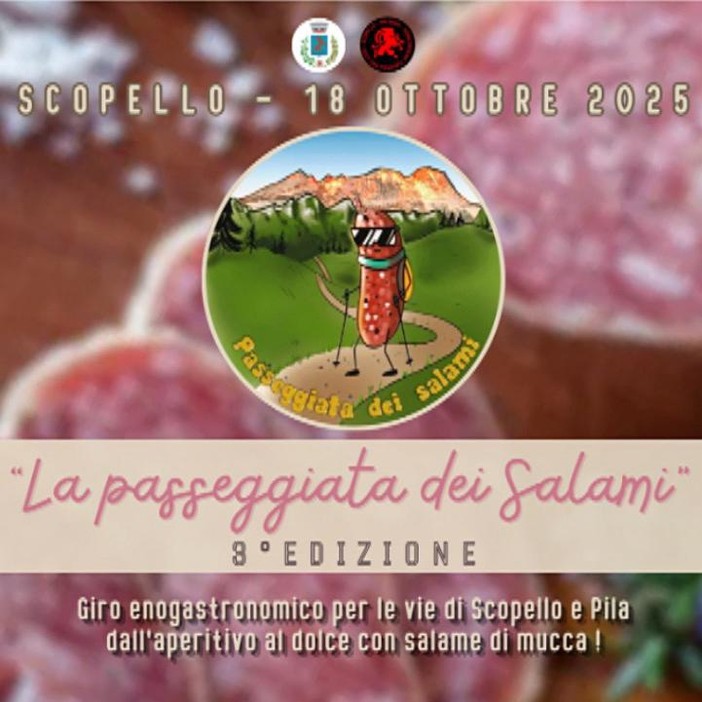 Passeggiata dei Salami 2025 a Scopello: terza edizione in arrivo Passeggiata dei Salami 2025 a Scopello: terza edizione in arrivo
