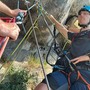 Soccorso sulla ferrata della Falconera: due escursionisti stremati riportati in sicurezza dal Soccorso Alpino