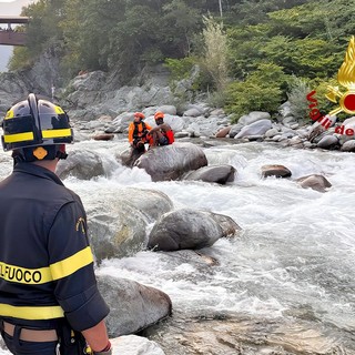 Soccorsa una persona sul fiume Sesia a Scopello, intervengono i Vigili del Fuoco