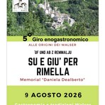Rimella, torna il giro enogastronomico “Su e giù per Rimella”
