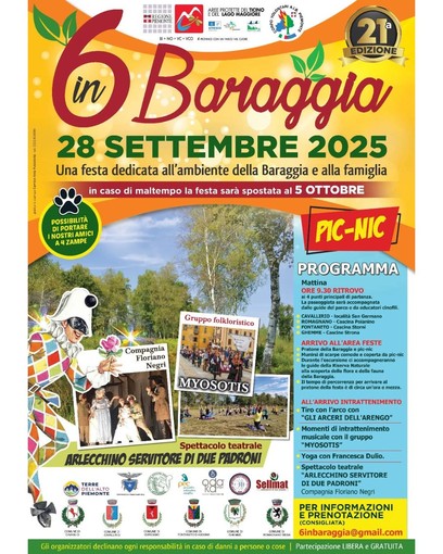 6 in Baraggia: festa per famiglie e natura il 28 settembre