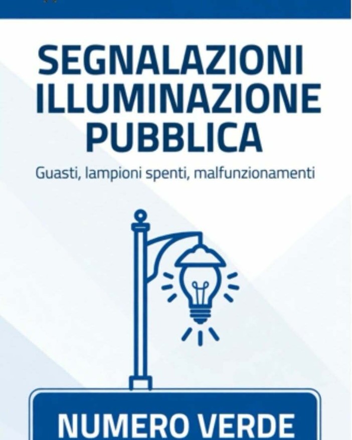 Romagnano Sesia, attivo il nuovo numero verde per segnalare guasti alla pubblica illuminazione Romagnano Sesia, attivo il nuovo numero verde per segnalare guasti alla pubblica illuminazione