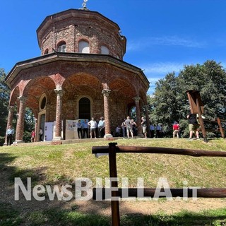 Portula, grande partecipazione alla festa di Rossiglione nel santuario mariano FOTO e VIDEO Massimo Giacobbe per newsbiella.it
