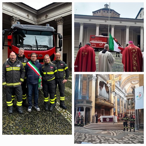 Valsesia, un grazie ai Vigili del Fuoco: celebrata a Novara la festa di Santa Barbara