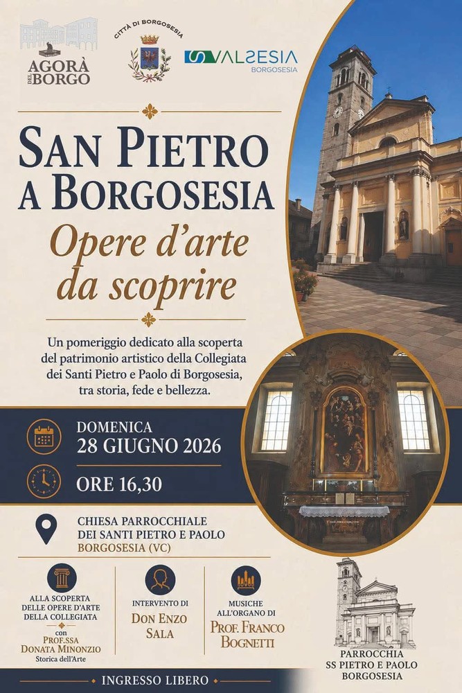 San Pietro a Borgosesia, un pomeriggio alla scoperta delle opere d’arte della Collegiata San Pietro a Borgosesia, un pomeriggio alla scoperta delle opere d’arte della Collegiata