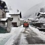 Valsesia, sgombero neve in alta valle: la Provincia al lavoro, resta l’invito alla prudenza