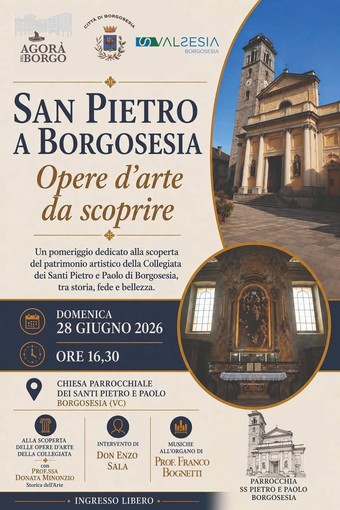 San Pietro a Borgosesia, un pomeriggio alla scoperta delle opere d’arte della Collegiata San Pietro a Borgosesia, un pomeriggio alla scoperta delle opere d’arte della Collegiata