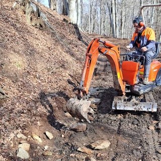 Monte Fenera, sistemato il sentiero tagliafuoco 765 tra Bertagnina e Castagnola