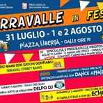 Serravalle in festa, tre serate in piazza Libertà tra musica, cucina e giochi per bambini Serravalle in festa, tre serate in piazza Libertà tra musica, cucina e giochi per bambini