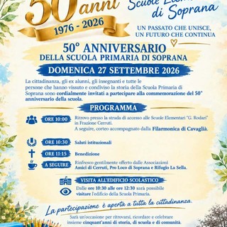 Valdilana in festa, la Scuola Primaria di Soprana compie 50 anni