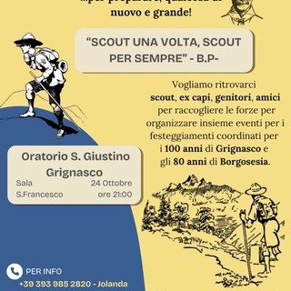 Grignasco, serata scout all’Oratorio San Giustino: “Scout una volta, scout per sempre”