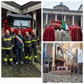 Valsesia, un grazie ai Vigili del Fuoco: celebrata a Novara la festa di Santa Barbara