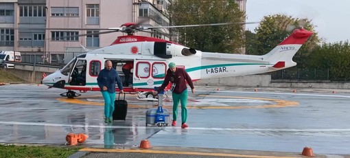 L'intervento dei medici anche grazie all'uso dell'elicottero L'intervento dei medici anche grazie all'uso dell'elicottero