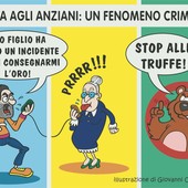 Truffe agli anziani: il copione criminale che continua a ripetersi - Illustrazione di Giovanni Cavallo Truffe agli anziani: il copione criminale che continua a ripetersi - Illustrazione di Giovanni Cavallo