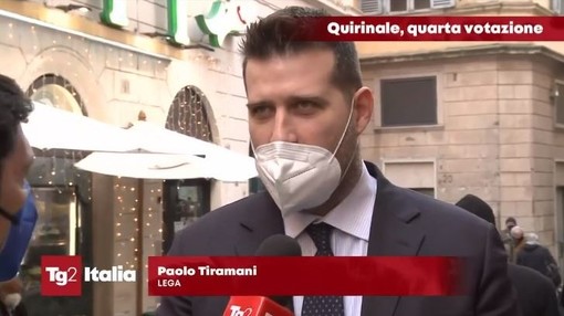 Elezioni Presidente della Repubblica, Paolo Tiramani risponde alle domande del TG 2