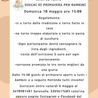 A Plello “Torte, giochi e fantasia”: gara di torte e attività per bambini