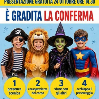 Borgosesia, domani la presentazione gratuita del laboratorio “Teatro Gioco” per bambini
