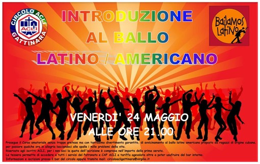 All'Acli di Gattinara corso di avvicinamento al ballo latino-americano