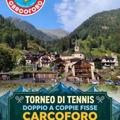 Carcoforo, venerdì il torneo di tennis doppio a coppie fisse