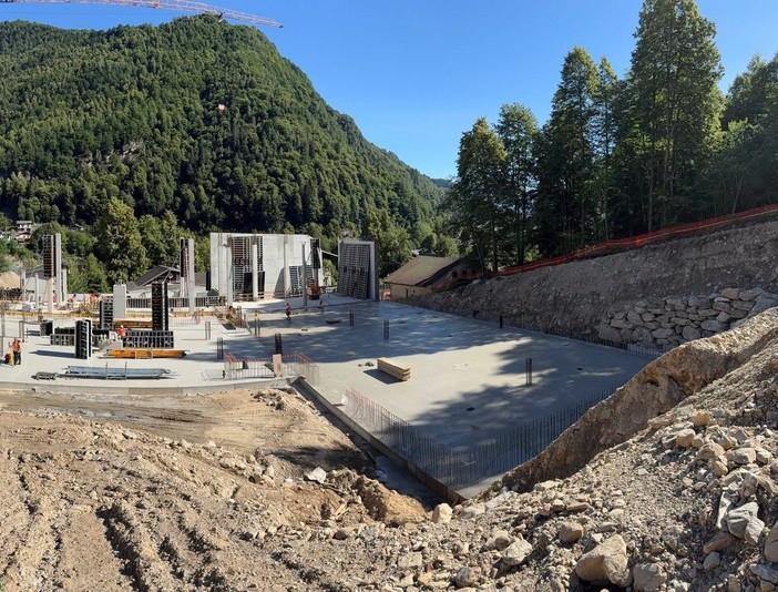 Alpe di Mera, avanti i lavori per la nuova telecabina Alpe di Mera, avanti i lavori per la nuova telecabina