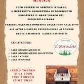 A Boccioleto torna il “Gioco della rana”: al Merendeto parte il gran torneo