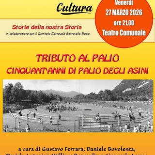 Serravalle Sesia rende omaggio al Palio degli asini con una serata sui cinquant’anni della manifestazione Serravalle Sesia rende omaggio al Palio degli asini con una serata sui cinquant’anni della manifestazione