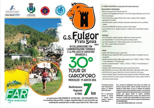 Carcoforo, il 19 agosto torna il Tour di Carcoforo con la 30ª edizione
