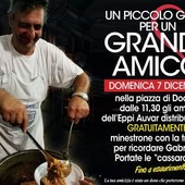 Doccio ricorda Gabriele: domenica 7 dicembre distribuzione gratuita di minestrone con la trippa