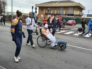 Il passaggio della fiaccola olimpica a Vercelli negli scatti di Ciro Simoni FOTO