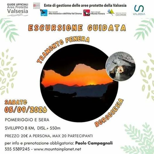 Sul Monte Fenera un’escursione al tramonto tra boschi, grotte e panorami sulla Valsesia Sul Monte Fenera un’escursione al tramonto tra boschi, grotte e panorami sulla Valsesia