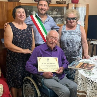 Quarona festeggia i 100 anni di Ugo Marchetti