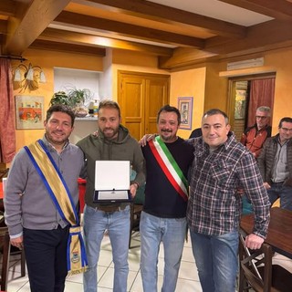 Ivan Carmellino premiato a Scopa per il primo titolo tricolore