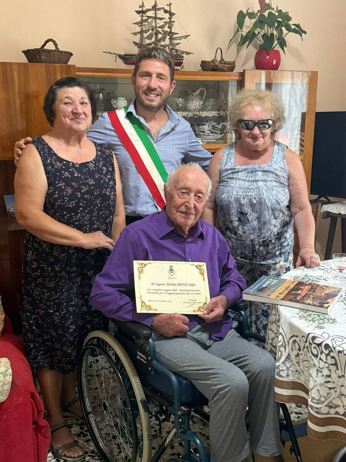 Quarona festeggia i 100 anni di Ugo Marchetti