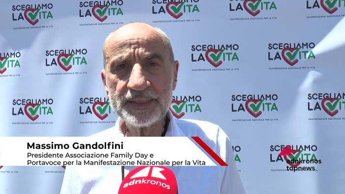 Pro Vita &amp; Famiglia: Gandolfini, 'Il diritto alla vita è il fondamento di ogni società civile'