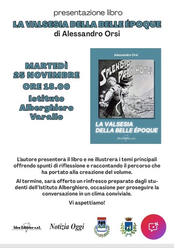 Varallo, un viaggio nella Belle Époque valsesiana con il nuovo libro di Alessandro Orsi