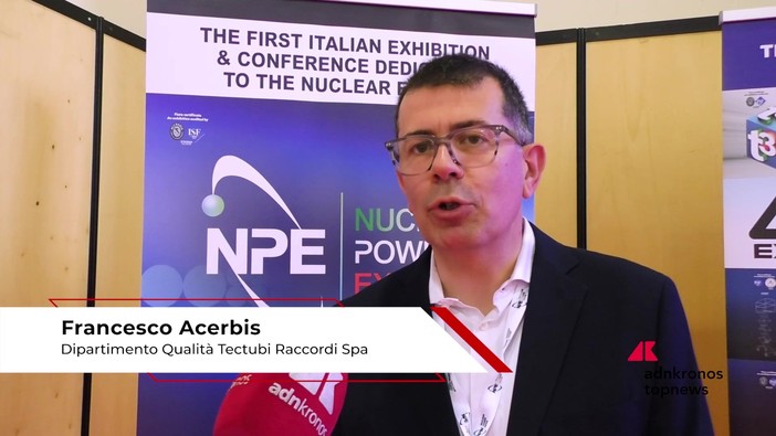 Nuclear Expo 2026: Acerbis (Tectubi Raccordi Spa), 'certificazione ISO 19443 leva di crescita per il settore' Nuclear Expo 2026: Acerbis (Tectubi Raccordi Spa), 'certificazione ISO 19443 leva di crescita per il settore'