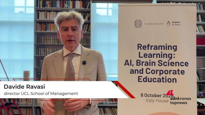 Ravasi (UCL): "La collaborazione con University College London non riguarda solo i contenuti, ma la ricerca sui processi di apprendimento" Ravasi (UCL): "La collaborazione con University College London non riguarda solo i contenuti, ma la ricerca sui processi di apprendimento"
