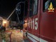 Vigili del Fuoco di Santhià a Viverone per un incendio abitazione Vigili del Fuoco di Santhià a Viverone per un incendio abitazione