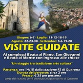 Quarona, visite guidate tra Beata al Piano, San Giovanni e Beata al Monte