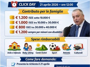 Voucher famiglie Piemonte 2026, il 21 aprile parte il click day per chiedere il contributo