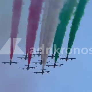 Gardone Val Trompia, lo spettacolo delle Frecce Tricolori