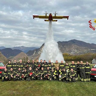 Vigili del Fuoco, a Varallo si chiude il corso operatore DOS: sono 16 i nuovi qualificati