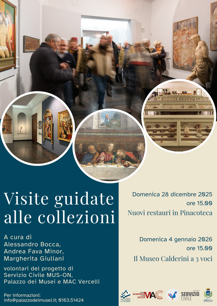 Varallo, visite guidate alle collezioni del Palazzo dei Musei: due appuntamenti tra restauri e percorsi tematici Varallo, visite guidate alle collezioni del Palazzo dei Musei: due appuntamenti tra restauri e percorsi tematici