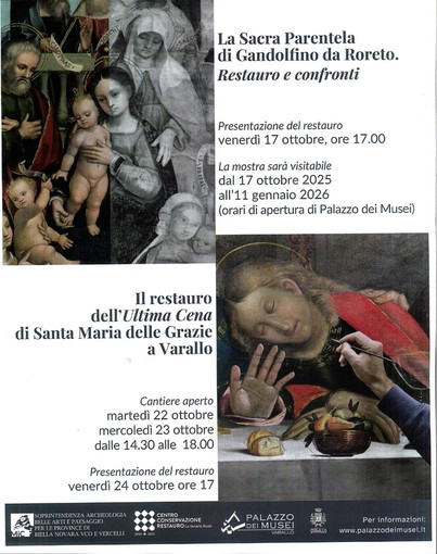 Varallo: La Sacra Parentela di Gandolfino da Roreto in mostra a Palazzo dei Musei fino all’11 gennaio
