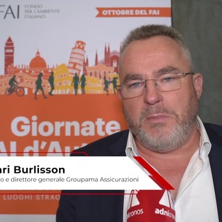 Cultura: Burlisson (Groupama), 'Con il Fai condividiamo un obiettivo comune, la protezione del territorio'