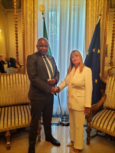 Visita a Vercelli di S.E. Libeko Victor Sello, Ambasciatore del Regno del Lesotho.