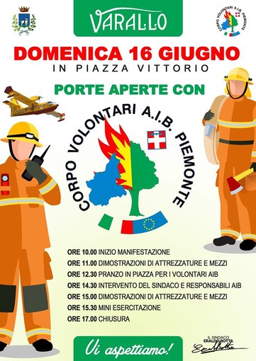 Porte aperte con il corpo volontari AIB Piemonte a Varallo