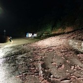 Maltempo, detriti sulla SP 9 della Val Mastallone e sulla SP 102 tra Quarona e Morondo