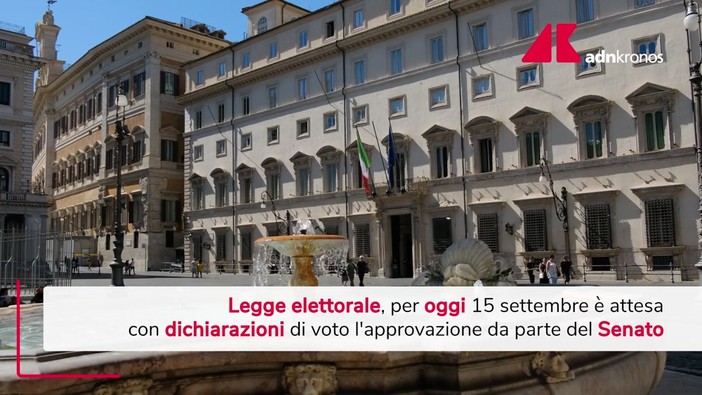 Legge elettorale, oggi il voto in Senato Legge elettorale, oggi il voto in Senato